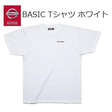 NISSAN 日産コレクション ニスモ NISMO BASIC Tシャツ ホワイト NISMOロゴプ...