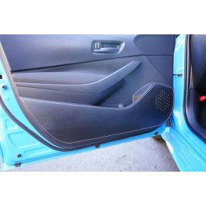 TOM'S トムス トヨタ カローラ ツーリング 白ステッチ ドアキック