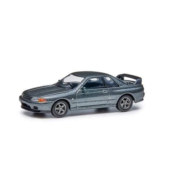 日産コレクション スカイライン GT-R R32 1/64スケール モデルカー ガングレー BNR3...