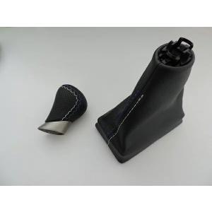 30レクサスISに RC-F 純正 シフトノブ＆シフトブーツ 青ステッチ ☆ レクサス 純正 新品 30レクサスIS RC-F シフトノブ＆シフト