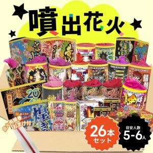 No.6 送料無料!噴出花火セット(26本入)の詳細画像1