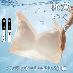 接触冷感 極薄 涼感 ブラ ブラジャー 夏 涼...の詳細画像4