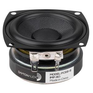 Dayton Audio PC68-8 スピーカーユニット 6.8cm ポリコーティング・グラスファイバーコーン フルレンジ 8Ω｜EOSSストア Yahoo!店