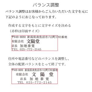 ゴム印 住所印 住所 スタンプ 選べるサイズ ...の詳細画像3