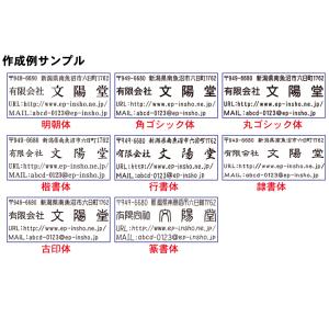 トップスター 住所 スタンプ 住所印 ゴム印 ...の詳細画像3