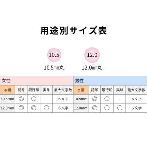 印鑑 おしゃれ 認印 銀行印 はんこ PEAR...の詳細画像2