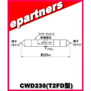 CWD230(CWD-230)2MHz〜30MHz T2FD型折り返しダイポール COMET コメット アマチュア無線｜epartners