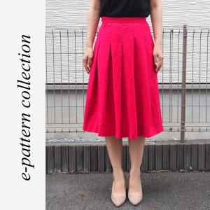 型紙　パターン　ソフトプリーツスカート型紙　テキスト付き