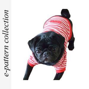 型紙 パターン 犬服 Tシャツ型紙 小型犬用 テキスト付き Pcs 002 Eパターン コレクション ヤフー店 通販 Yahoo ショッピング