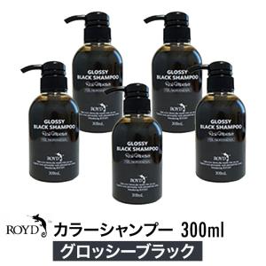 【5個セット】 ROYD ロイド カラーシャンプー グロッシーブラック 300ml 誕生日 プレゼント ギフト 引越し祝い｜epetitl