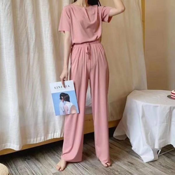 OP356 上下セット セットアップ ルームウエア リラックスウエア パンツ Tシャツ ぱじゃま 無...