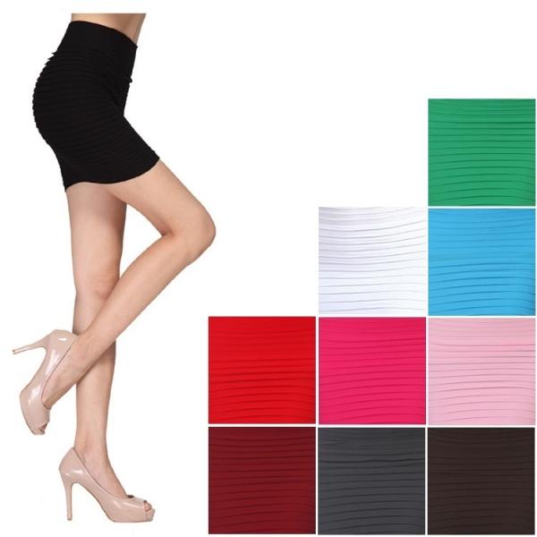 SK001 タイトスカート タイトミニスカート シンプル ウエストゴム 無地 ミニスカート ミニ ス...