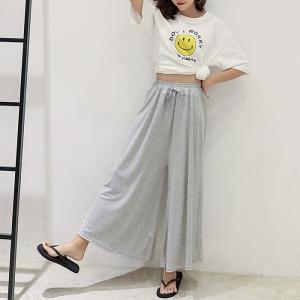 SP006 フレア ウエストゴム ガウチョパンツ...の商品画像