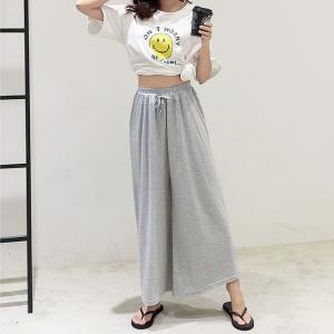 SP006 フレア ウエストゴム ガウチョパン...の詳細画像5