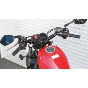 キジマ ハンドル ブラック REBEL250/500 17- 新型対応品 204-33867