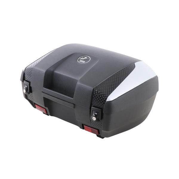 ヘプコ＆ベッカー トップケース ジュニアフラッシュ 55 ブラック/シルバー