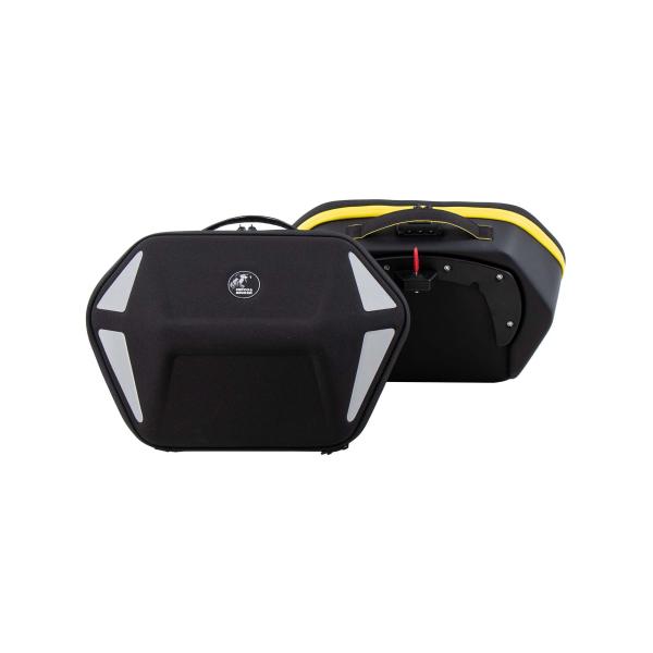 ヘプコ＆ベッカー サイドバッグ ロイスターネオ C-Bowサイドキャリア用 左右セット イエロージッ...