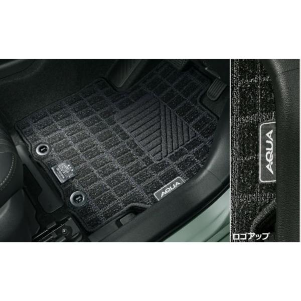 アクア/AQUA MXPK系：純正 フロアマット（ベーシック）1台分（ブラック）
