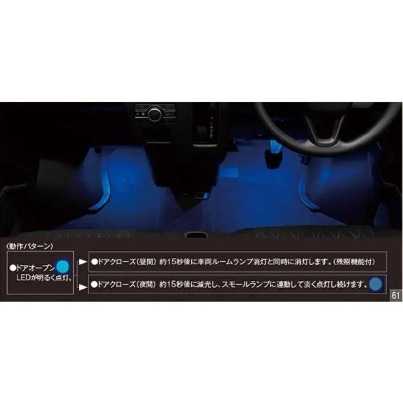 アトレー 700系：純正 LEDフロアイルミネーション（フロント）