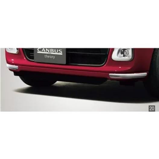 キャンバス LA850S/LA860S 後期：純正 フロントロアモール【メッキ】【ホワイト】【ブラッ...