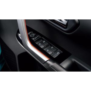 Rocky/ロッキー A200/A210 前期：純正 パワーウィンドゥスイッチパネル（ピアノブラック...