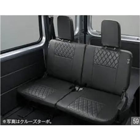 ハイゼットカーゴ S700V/S710V：純正 本革風リヤシートカバー(セパレートシート用)