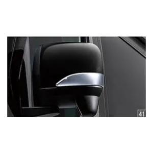 ハイゼットカーゴ S700V/S710V：純正 ドアミラーガーニッシュ(メッキ)(電動格納式カラード...