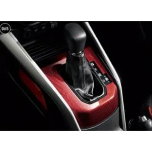 Rocky/ロッキー A201S/A202S/210S 後期：純正 シフトベゼルパネル(レッドカーボ...