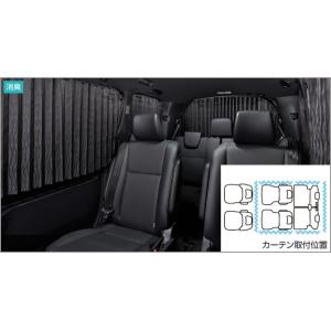 トヨタ（TOYOTA） ノア 80系 後期：純正 室内カーテン（遮光機能付