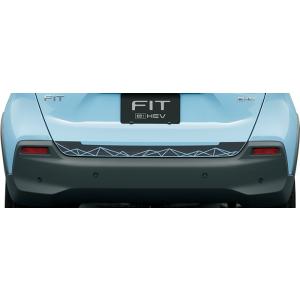 フィット FIT GR系：純正 デカール テールゲート(ダークグレー)(廃盤 残り在庫限り)