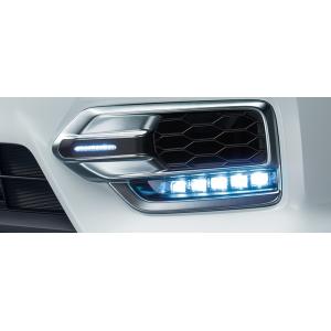 ステップワゴン RP系 後期：純正 アクセサリーライト付 フォグライトガーニッ シュ（クロームメッキ...