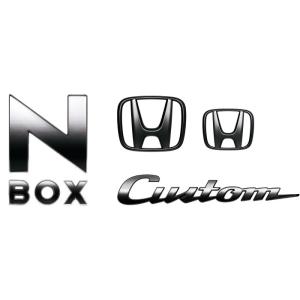 N-BOX HONDA ホンダ 純正 ブラックエンブレム Custom用 08F20