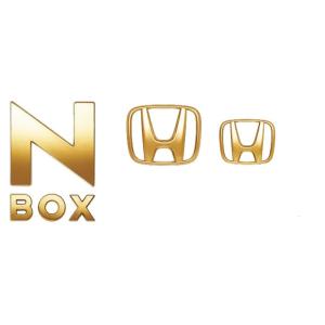 N-BOX JF3 JF4：純正 ゴールドエンブレム（N-BOX専用）(廃盤 残り在庫わずか)