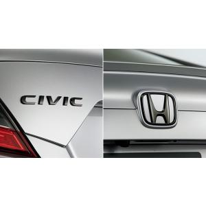 シビック HONDA ホンダ 純正 CIVIC ブラックエンブレム 2017.7〜仕様