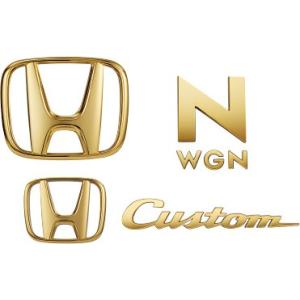 N-WGN/NWGNカスタム JH1/2 ：純正 ゴールドエンブレム/N-WGN Custom用(廃...
