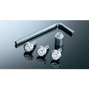 ヴェゼル RV系：純正 ナンバープレートロックボルト 3本入りセット／ボルト長：20mm（マックガー...