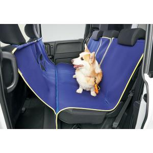 ヴェゼル RV系：純正 ペットシートマット（Mサイズ／表面撥水加工）(ブルー/グレー選択)