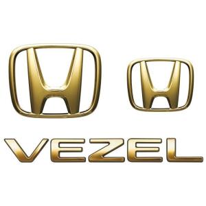 ヴェゼル RV系：純正 ゴールドエンブレム（Hマーク2個＋車名エンブレム）
