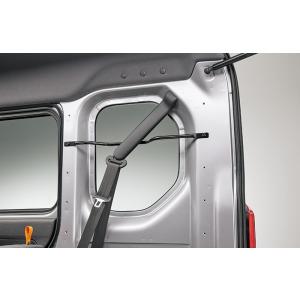 N-VAN/JJ1/JJ2：純正 ウインドウプロテクションバー（リアクォーターウインドウ用／ブラック...