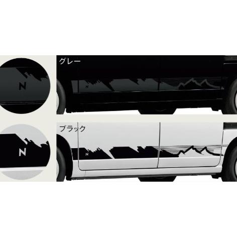 N-VAN/JJ1/JJ2：純正 デカール フロント・リアフェンダー/フロント・リアドア各左右 8枚...