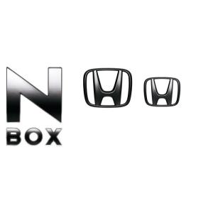 N-BOX JF3 JF4：純正 ブラックエンブレム（N-BOX専用 ブラッククローム調）(廃盤 残...