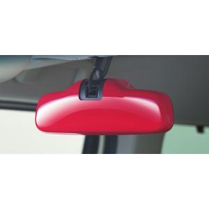 N-BOX NBOXカスタム JF3 JF4：純正 ルームミラーカバー(レッド/ホワイト/シルバー)...