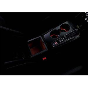 シビック FL1：純正 センターコンソールボックス＆ドリンクホルダーイルミネーション LEDレッドイ...