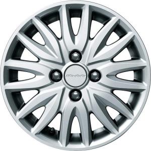 新車外し　NBOX　JOY 14インチホイール ブラック キャップ　1台分 N-BOX JOY JF5 JF6：純正 14インチ アルミホイール MS-024