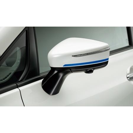 ノート/NOTE E12 後期：純正 ドアミラーステッカー（ブルーアクセント）左右(廃盤 残り在庫わ...