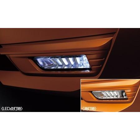 ノート/NOTE E12 後期：純正 白色 LEDフォグランプ（オートライト付・フォグランプ無車用）...