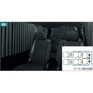 トヨタ純正ノア、ヴォクシー80系室内カーテン(プリーツタイプ)カーテンのみ トヨタ純正ノア、ヴォクシー80系室内カーテン(プリーツタイプ