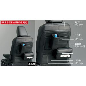 ノア/NOAH MZRA90W MZRA95W 純正： シートカバー(革調・ポケット付)(１台分)