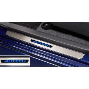 ノートe-Power （E12）純正オプション白色LED発光式キッキングプレート ノート ノート/NOTE E12 後期：純正 キッキングプレート（LED