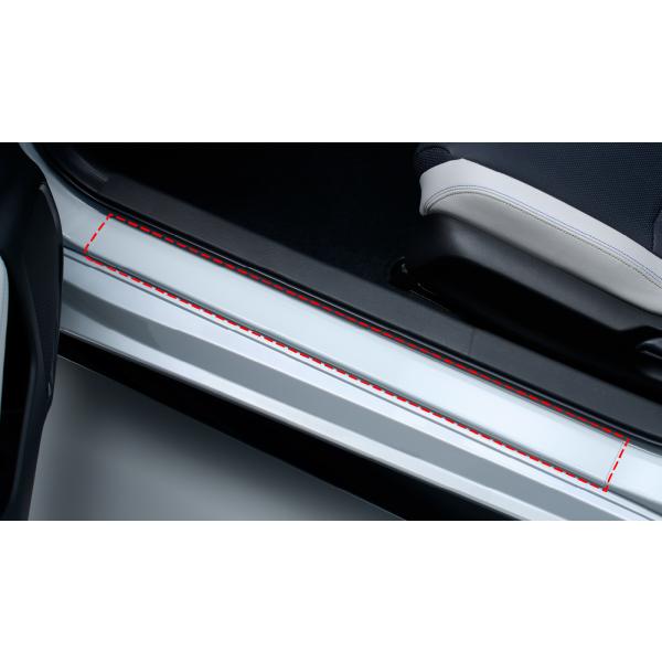 プレリュード PRELUDE：純正 サイドシルプロテクションフィルム クリア 左右セット